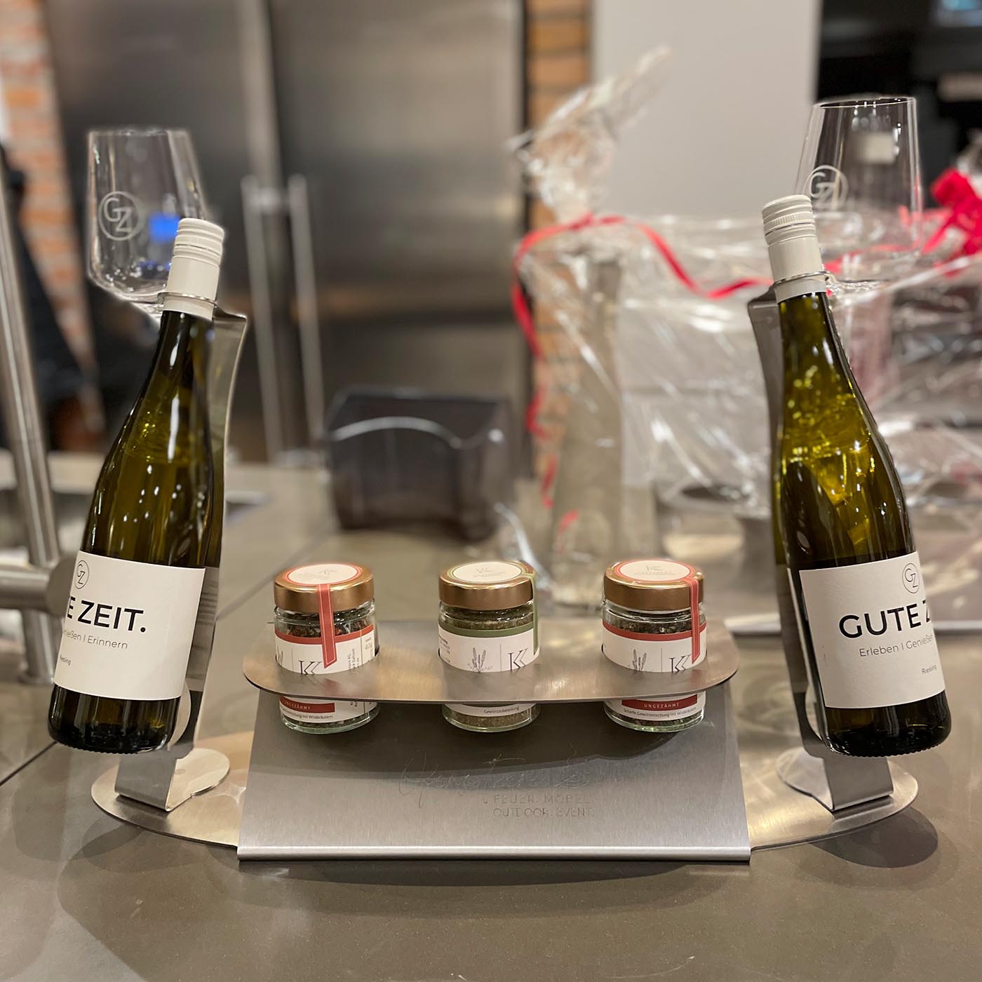 GrillKultur Weinständer aus Edelstahl